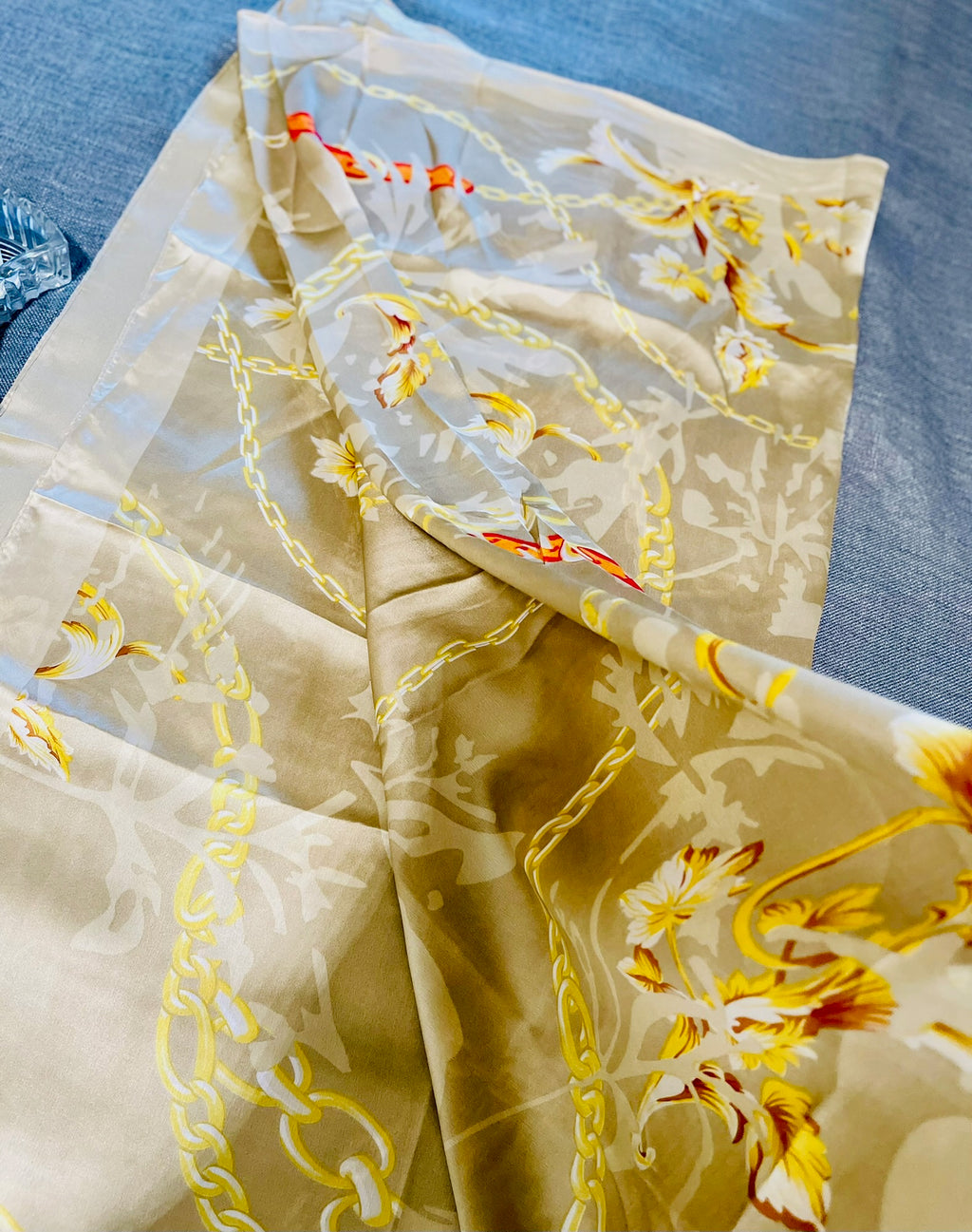 Silk Chain Scarf