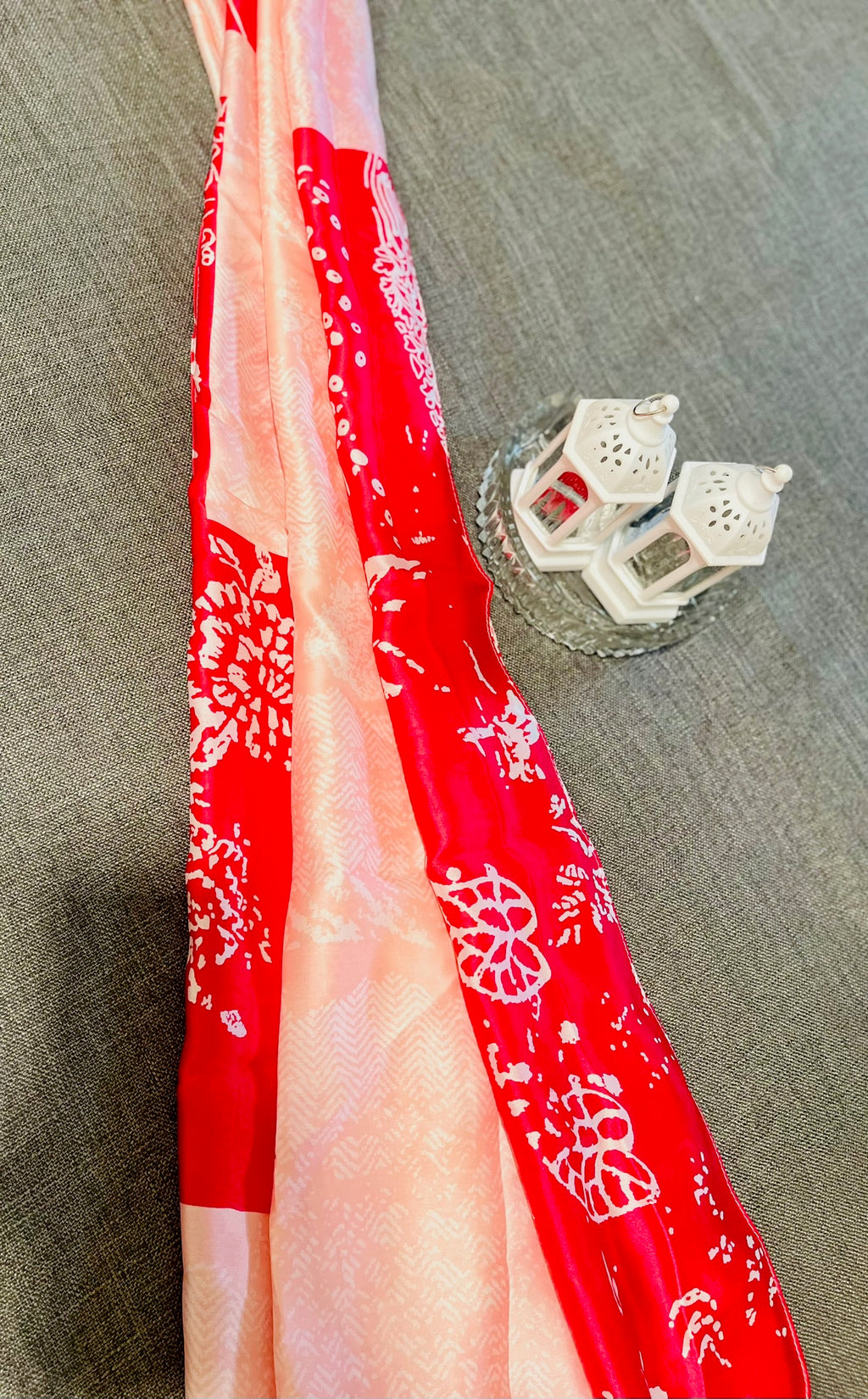 Patterned Silk Scarf