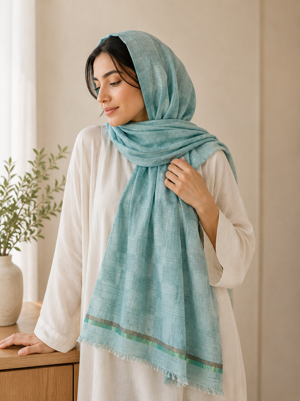 Light Cotton Square
