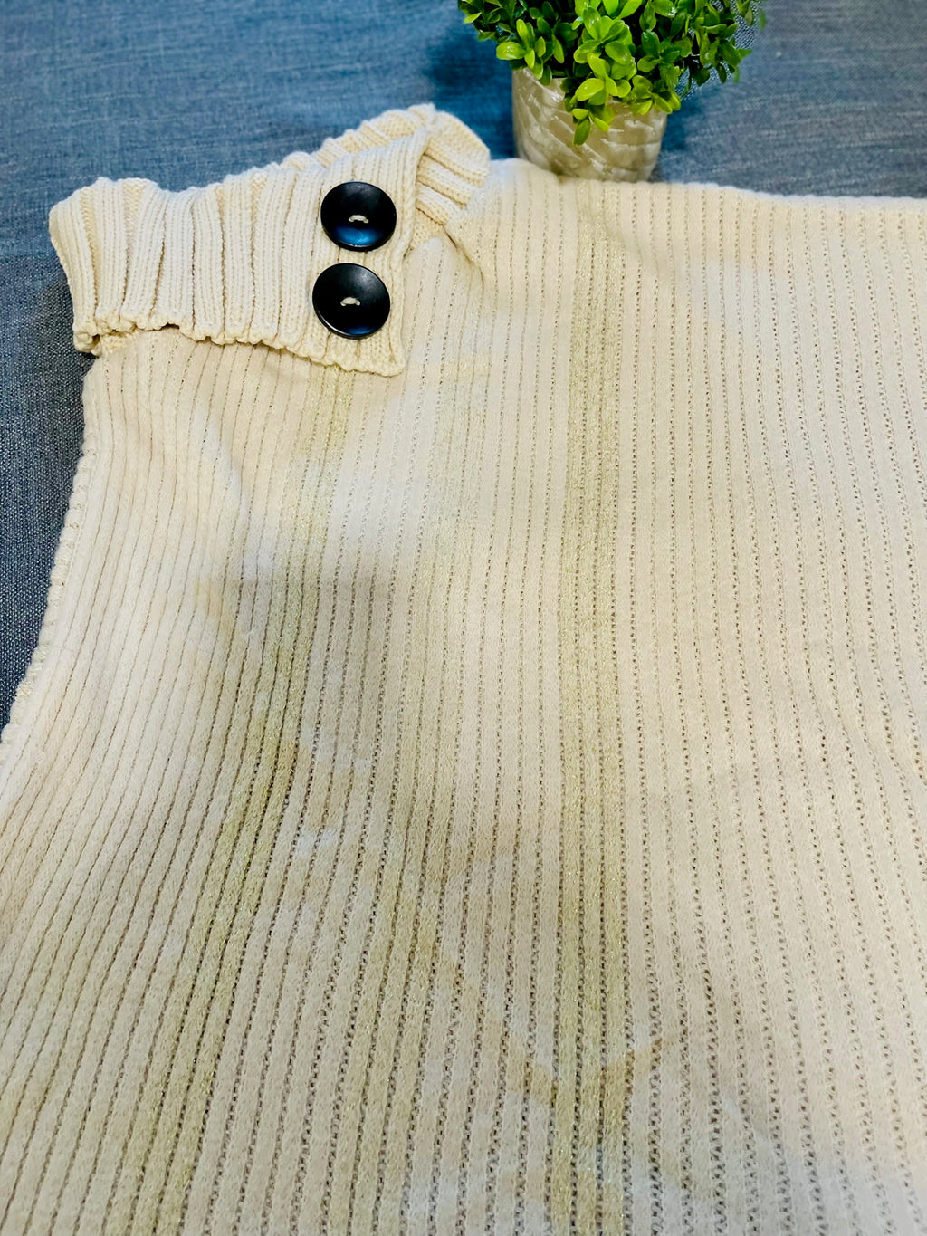 Double Buttoned Light Poncho